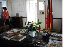 Hall de entrada da Casa de Repouso