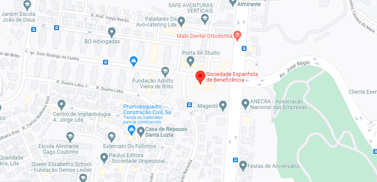 Mapa Sociedade de Beneficencia Espanhola